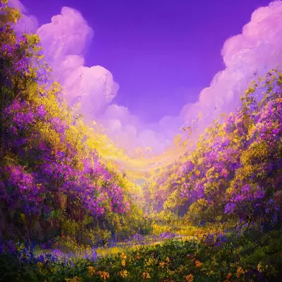 Вид Арля с цветущими деревьями (картина) — Винсент Ван Гог