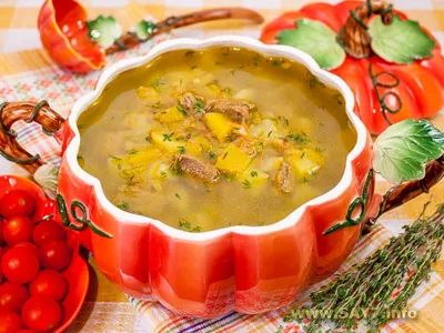 Суп с тыквой «Краски осени»