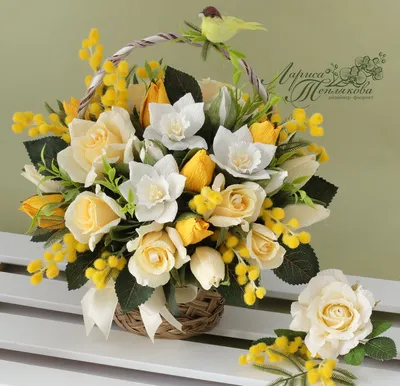 Нежный букет с весенними цветами | Цена — 3190 ₽ | Бесплатная доставка в  Казани | Арт: 26050