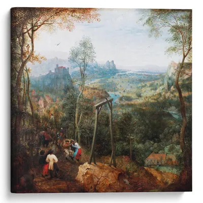 Картина на холсте Питер Брейгель "Сорока на виселице"
