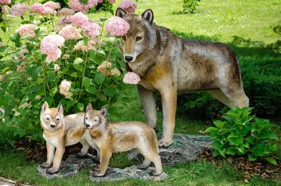 Волчица с волчатами – заказать на Ярмарке Мастеров – TCLFWRU | Мягкие  игрушки, Серпухов