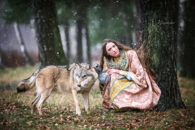 Фотографии Maija влюбленные с волками Фантастика