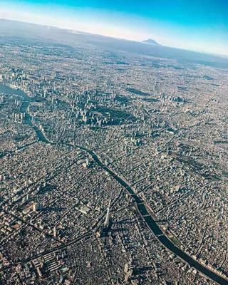 Вечерний Красноярск с высоты птичьего полета. Фотограф Дмитрий Антипов