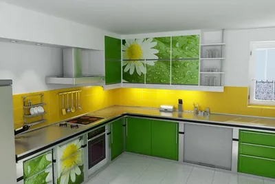 Кухни зеленого цвета и салатовые кухни - советы дизайнеров и фото кухонь в  интерьере | Мебельная фабрика "Династия"