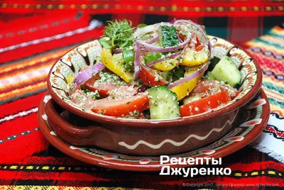 Легкий салат из овощей и куриной грудки с йогуртовой заправкой рецепт –  Европейская кухня: Салаты. «Еда»