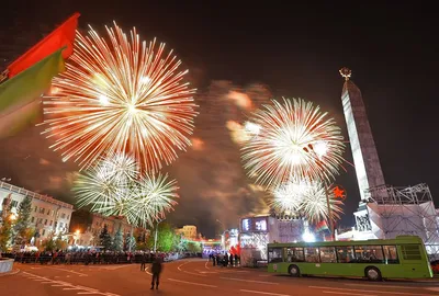 В Минске в День Победы праздничный салют дадут на пяти площадках - Новости  Беларуси