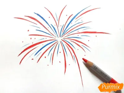 Как нарисовать ПРАЗДНИЧНЫЙ САЛЮТ, ФЕЙЕРВЕРК, рисунки для детей/257/Paint  FIREWORKS - YouTube
