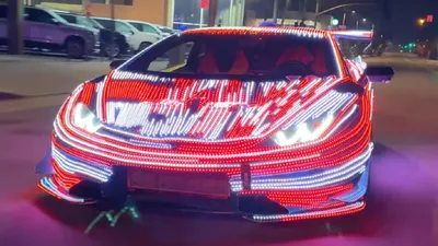 В сети показали самый яркий в мире Lamborghini Huracan - Срочные новости  Узбекистана: 