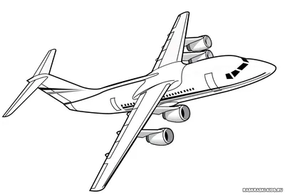 Раскраски самолетов для детей - Раскрась этот мир!