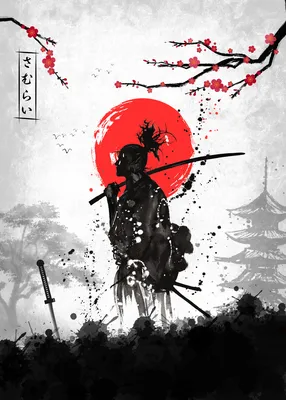 Samurai' Poster, picture, metal print, paint by Anamitra | Displate |  Japanese art samurai, Samurai warrior tattoo, Samurai tattoo