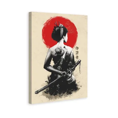 Japanese Onna-Bugeisha Confident Woman Samurai Warrior Poster Giclée Art  8x10 | eBay