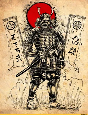 Male Samurai Art - Knights of Glory Art Gallery