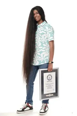 Подросток из Индии стал обладателем самых длинных волос в мире - Газета.Ru  | Новости