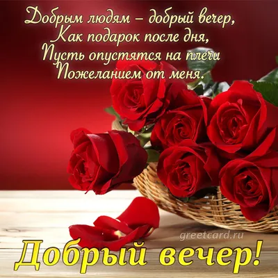 Добрый вечер! Приятного общения! ❤️🌹🌹☕🌹🌹❤️ | Красивые розы, Открытки,  Цветочное искусство