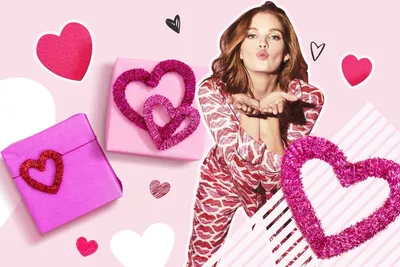 5 шт., розовый, красный, счастливый день Святого Валентина | AliExpress