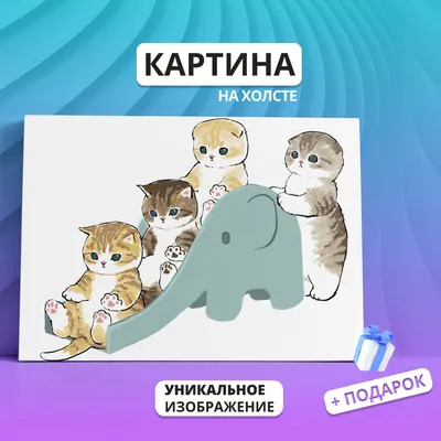 Милые и смешные котики в артах Milkkoyo - 