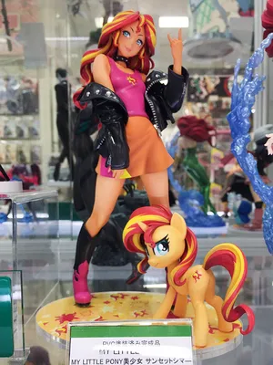 Прототип фигурки Сансет Шиммер от Kotobukiya вживую. | My Little Pony:  Friendship Is Magic