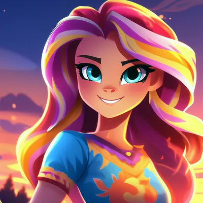 Sunset Shimmer MLP, beautiful, My …» — создано в Шедевруме