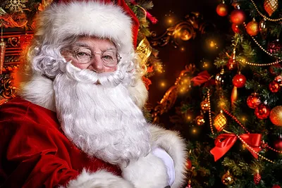 Скачать обои "Санта Клаус (Santa Claus)" на телефон в высоком качестве,  вертикальные картинки "Санта Клаус (Santa Claus)" бесплатно