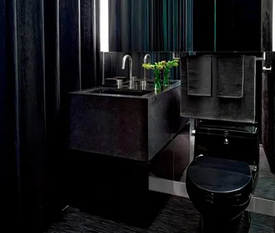 Сантехника в черном цвете для ванной: плюсы, минусы и фото интерьерных  решений -  – профессиональный строительный портал