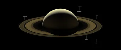 NASA склеили 42 фото Сатурна, чтобы получить приближенный к реальности  снимок планеты