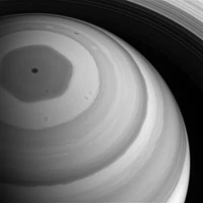 Фантастические фото Сатурна, сделанные Cassini | Пикабу