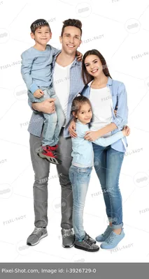 Счастливая семья с детьми картинки