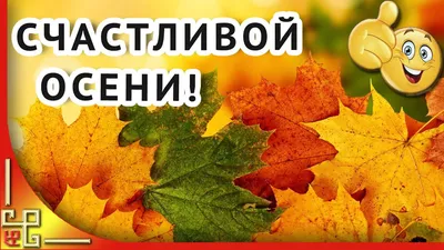 Доброе утро! Счастливой Осени! | Доброе утро, Сезоны, Осень