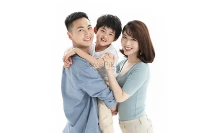 Образ счастливой семьи из трех изображение_Фото номер 501623669_JPG Формат  изображения_