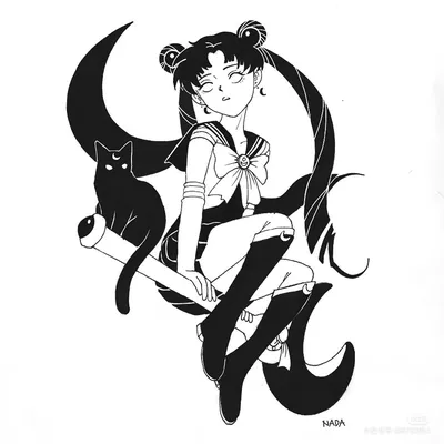 Фото Sailor Moon / Сейлор Мун, Usagi Tsukino / Усаги Цукино держит на руках  Tomoe Hotaru / Хотару Томое из аниме Сейлор Мун / Sailor Moon