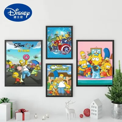 Плакат "Семейство Симпсонов на улице, Simpsons", 60×41см (ID#774918050),  цена: 190 ₴, купить на 