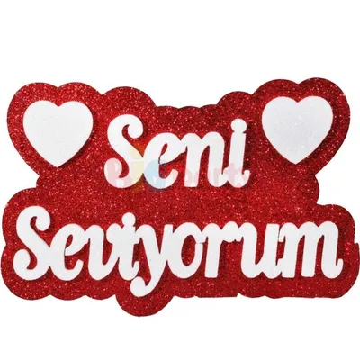 Seni Seviyorum Strafor Süs - 30cm x 17m I Uygun Fiyat ve Aynı Gün Kargo  SüSLe'de!