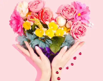 Сердечки, цветы, для любимой сестры» — создано в Шедевруме