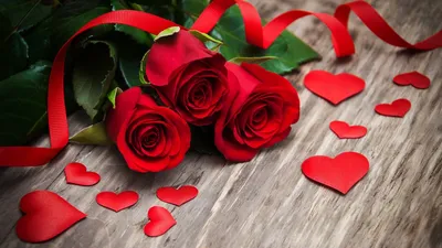 Цветы Розы открытка, цветы, букет, розы, сердечки, фиолетовые фото, обои на  рабочий стол