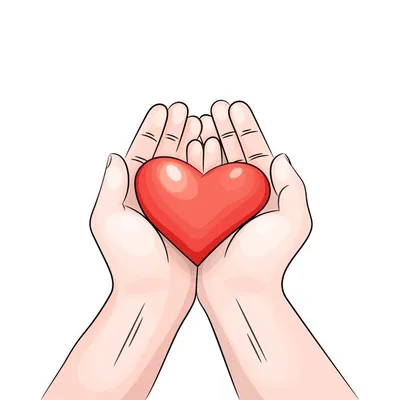 руки с иконой сердца PNG , значки сердца, Любовь, Рука PNG картинки и пнг  рисунок для бесплатной загрузки