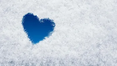 Сердце на снегу (53 фото) - 53 фото