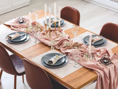 ✨✨✨ Сервировка стола к ужину в …» — создано в Шедевруме
