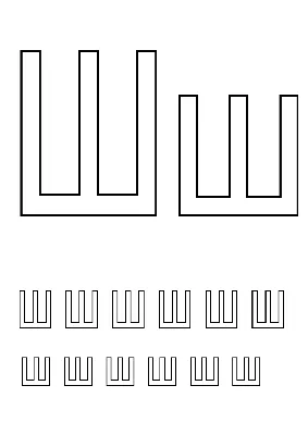 Раскраска Буква Ш | Раскраски простые буквы русского алфавита
