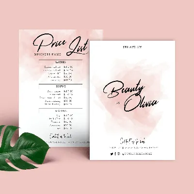 Price List Template, Canva Editable Diy Hair Price List, Printable Hair  Salon Price List, Business Price Guide, Pink Price Sheet. DTP-003 - Etsy