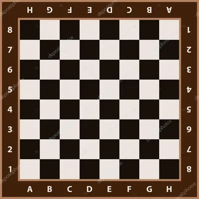 Шахматное поле "Классика", картон, 32 × 32 см.ОООАстрон г.Владимир.