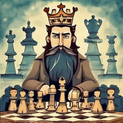 Фигурка декоративная Шахматный король, L7,5 W7,5 H24 см купить оптом  (312159) | 