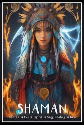 Wall Art Print | THE SHAMAN: Rooted in Earth, Spirit in Sky, Healing in Now  | 