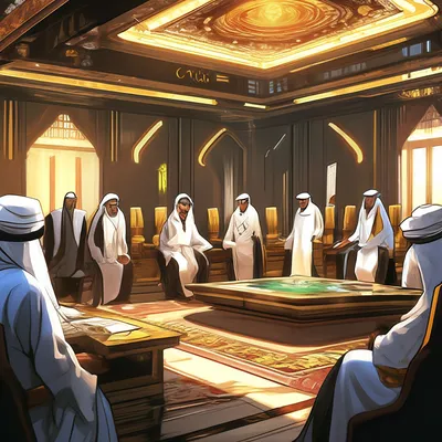 Переговорная арабских шейхов» — создано в Шедевруме