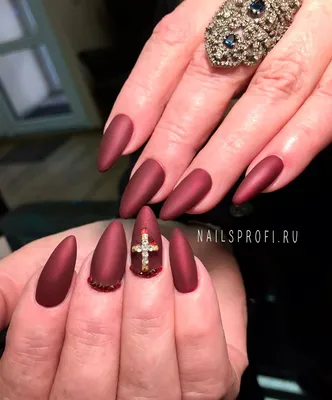 Коррекция удлиненный миндаль + шеллак + дизайн - Студия красоты "NailsProfi"