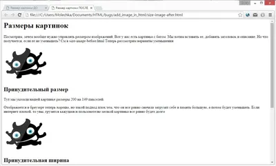 Жизнь - это движение! А тестирование - это жизнь :): HTML. Как добавить  картинку и уменьшить размер