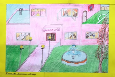 Рисунки учащихся школы №2116 - Вид категории: Волшебный город - Фото: Город  будущего