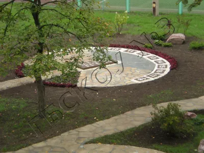 Изображение школьного двора» — создано в Шедевруме