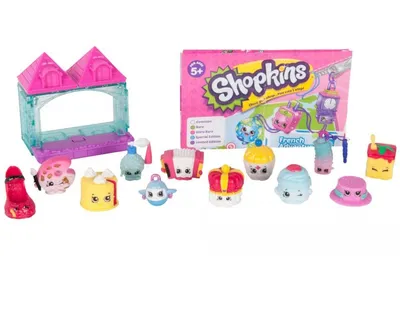 Набор Шопкинс( Shopkins) -Холодильник и 8 эксклюзивных шопкинсов -  металлик-4 сезон | Играландия - интернет магазин игрушек