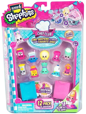 Игровой набор Shopkins S6 Шеф-клуб 12 Друзей шопкинс (56144) купить | ELMIR  - цена, отзывы, характеристики