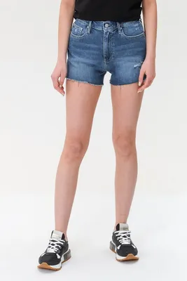Купить Женские летние классические джинсовые шорты с высокой талией, брюки,  широкие студенческие универсальные повседневные джинсовые шорты | Joom